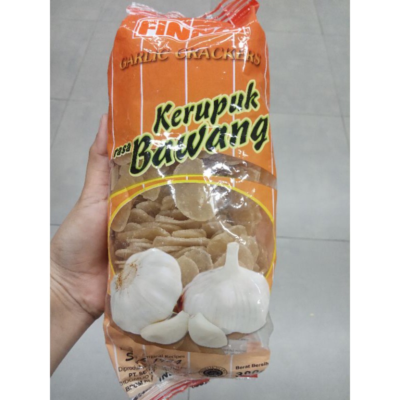 

finna krupuk bawang besar 380gr