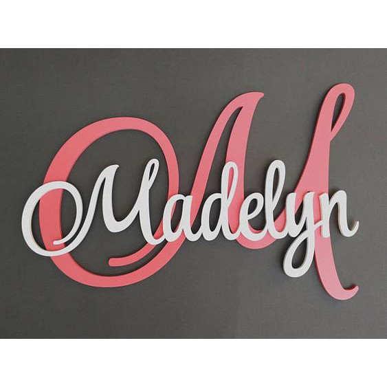 NAMA KAYU CUSTOM TINGGI 40CM / HURUF KAYU / HURUF KAYU TIMBUL / UKIRAN NAMA KAYU / UKIRAN KAYU MURAH