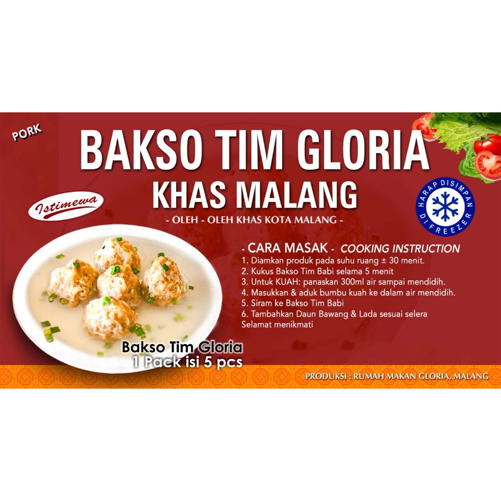 

Toping Bakso Tim Pork (Non Halal)