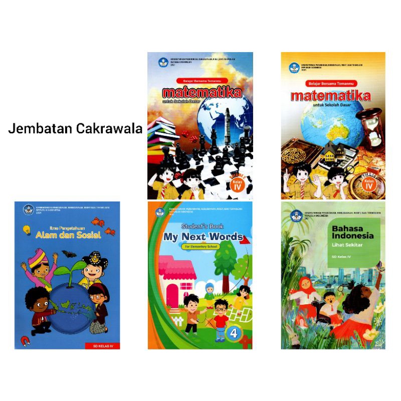 Jual Buku Kelas /Klas 4 Kurikulum Merdeka Bahasa Indonesia - Matematika