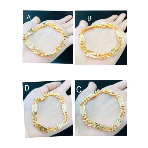 RL&amp;amk74. Gelang xuping wanita lapis emas 18 cm