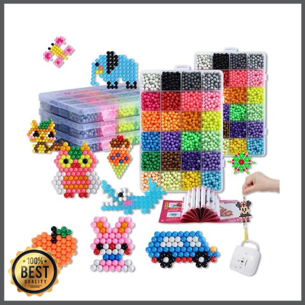TG-MA143 Yuanlebao Mainan Manik-Manik DIY Magic Mold Beads Puzzle 6000PCS - B24