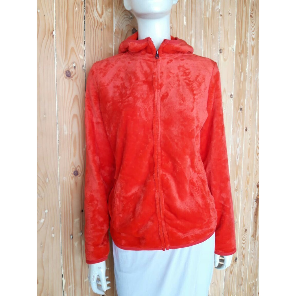 DKNY Jaket Cewe Polos Merah