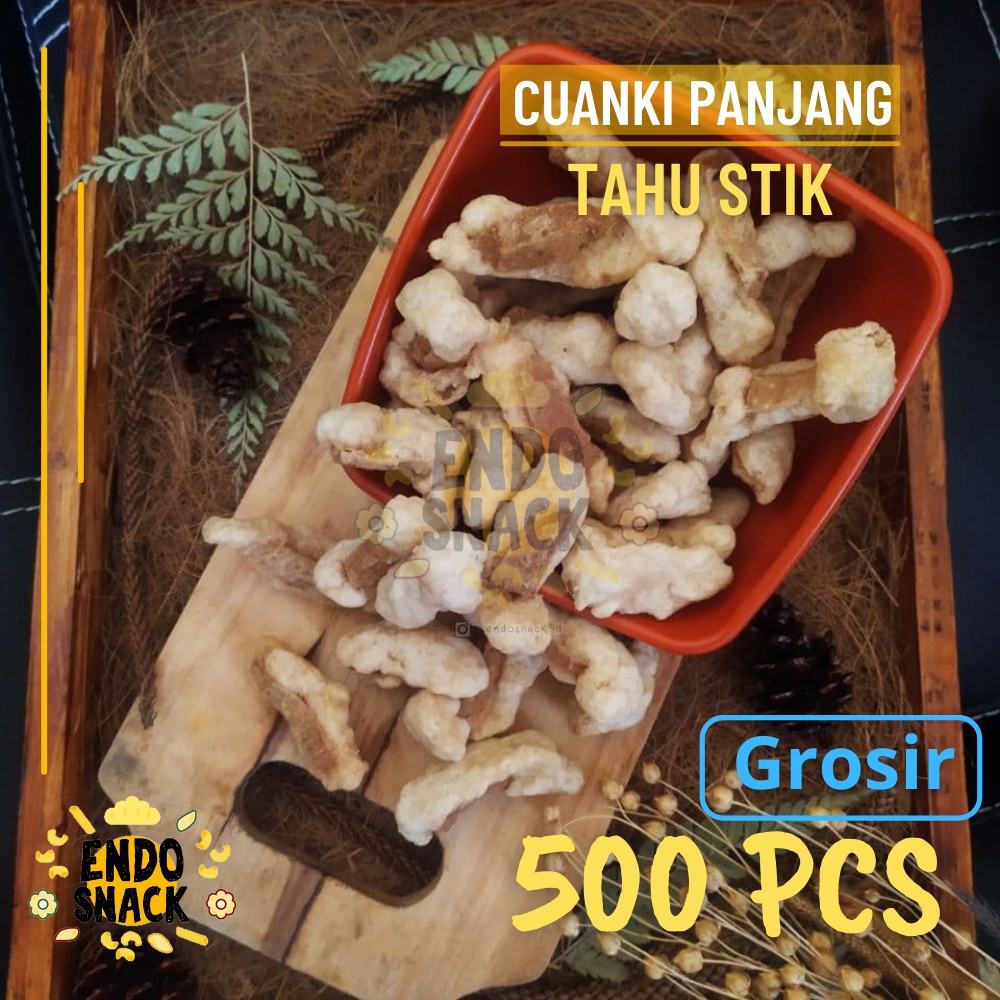 500 pcs CUANKI PANJANG Cuanki Tahu Stik, Topping Baso Aci, Seblak