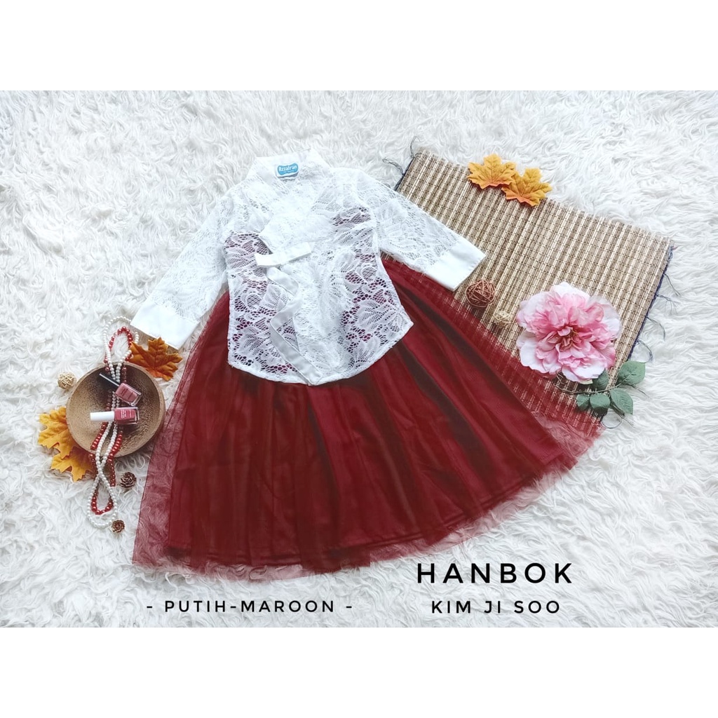 Hanbok Kim Ji Soo Anak Unik/Baju Adat/Hanbok Anak murah