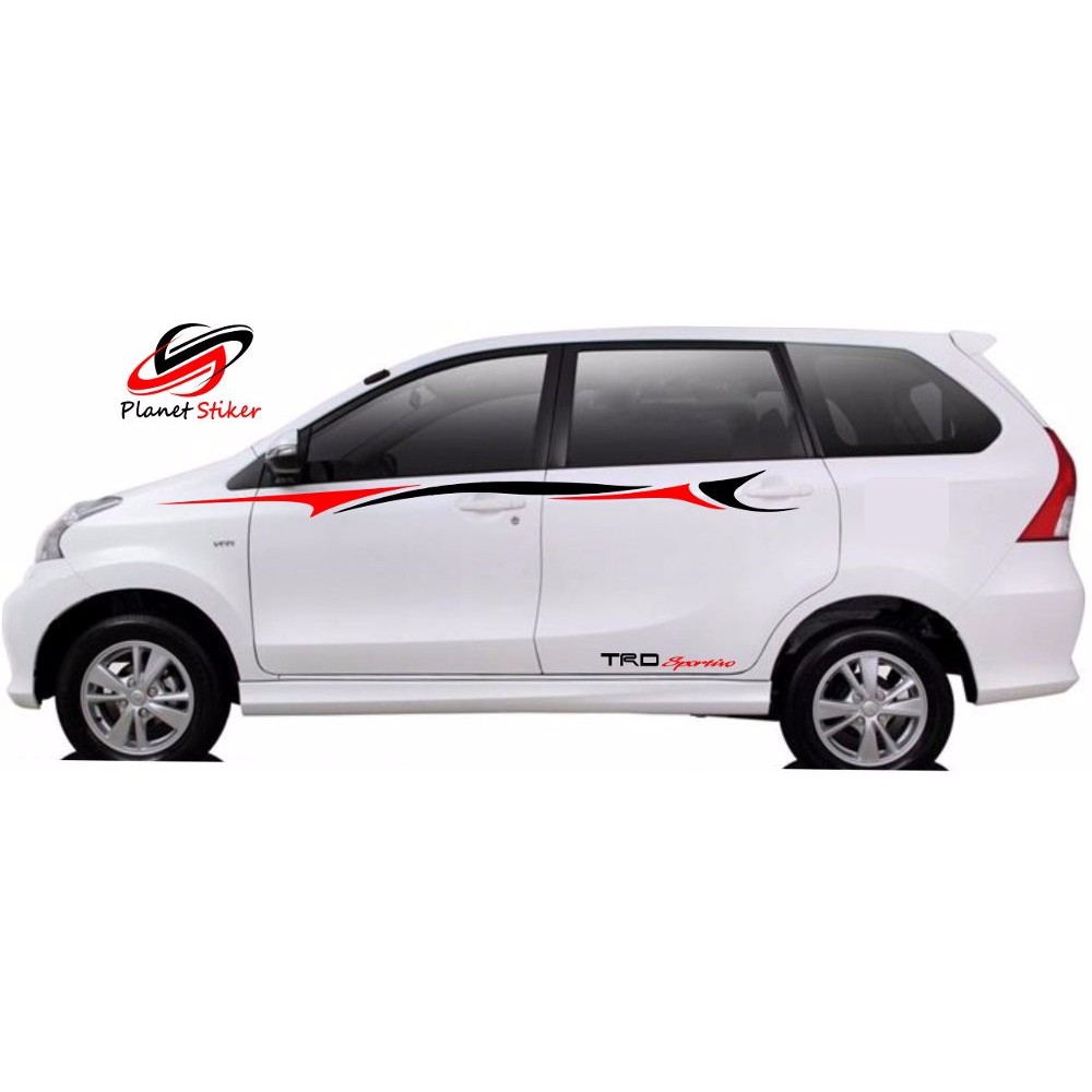 Stiker Mobil Avanza Xenia Hitam A2 Shopee Indonesia