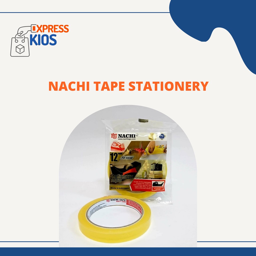 

NACHI STATIONERY TAPE (24 mm x 72 yard)