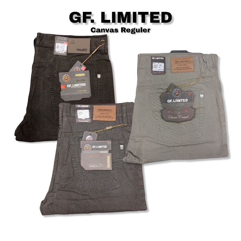 Celana Panjang Pria Canvas Jumbo Gf Limited Ukuran Jumbo