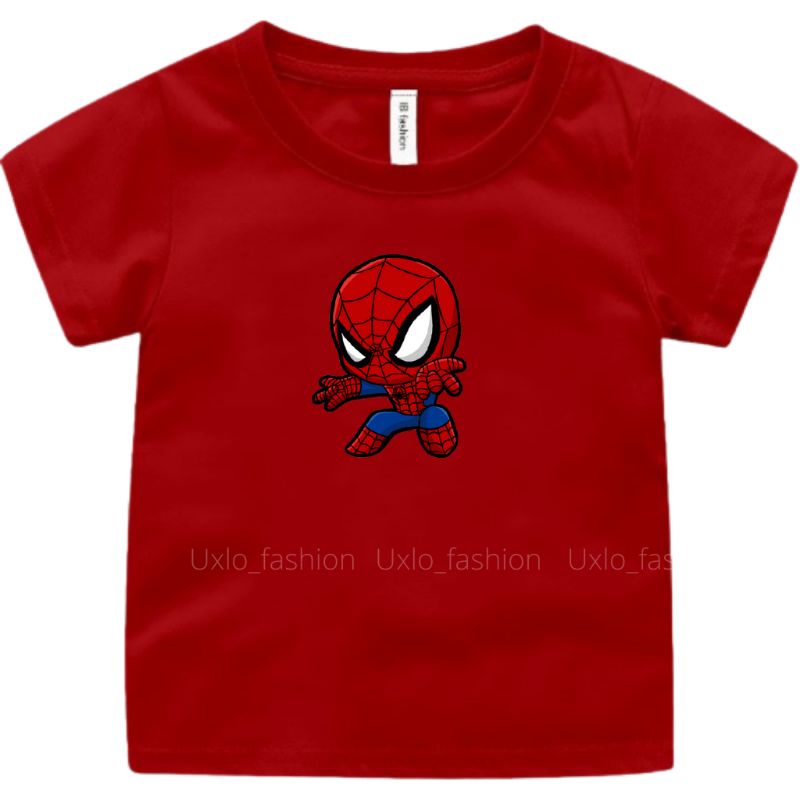 KAOS ANAK LAKI LAKI SUPERHERO SPIDERMAN UMUR 2 SAMPAI 9 TAHUN UXLO FASHION