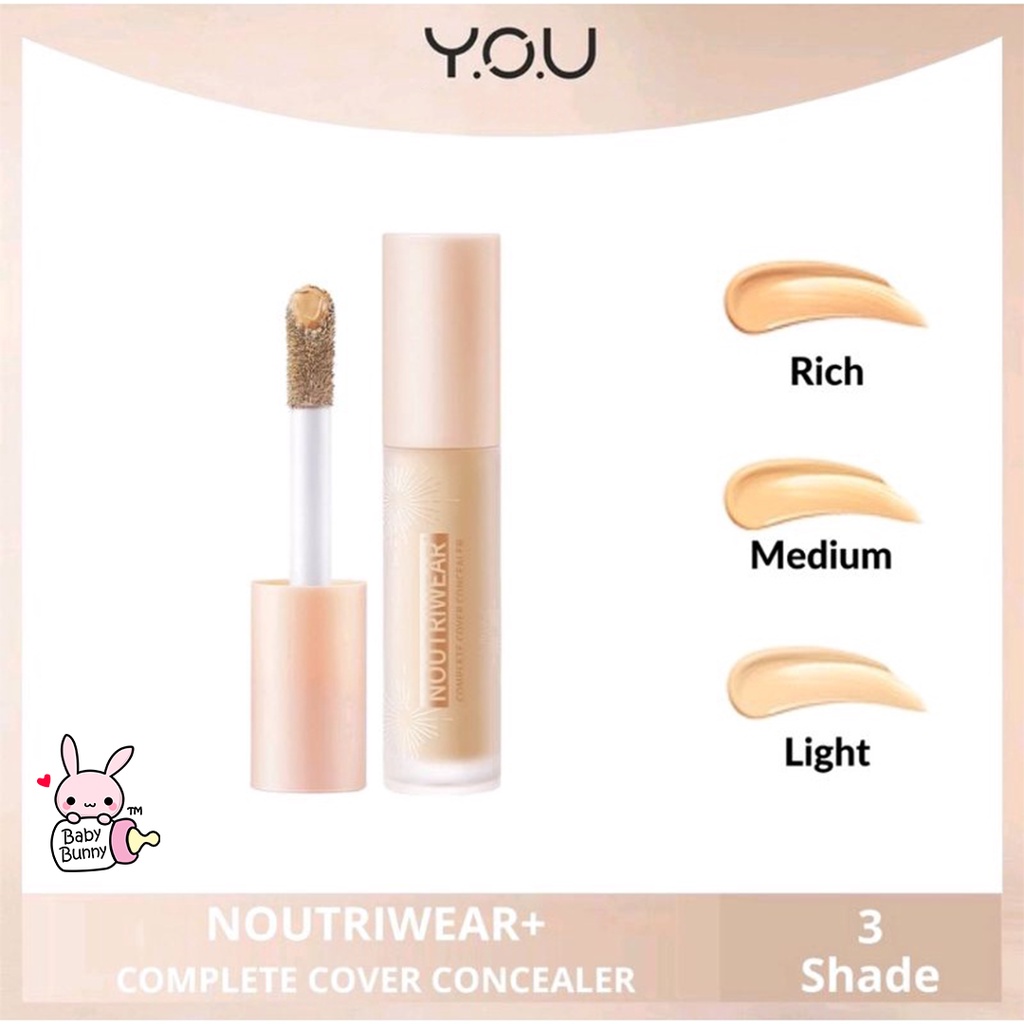 ❤ BELIA ❤ YOU Noutriwear Complete Cover Concealer Corrector | Y.O.U Beauty | BPOM