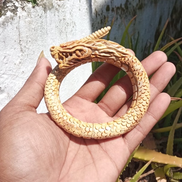 GELANG/GELANG AKAR BAHAR/GELANG AKAR BAHAR UKIR NAGA/GELANG AKAR BAHAR UKIR /GELANG AKAR BAHAR PUTIH