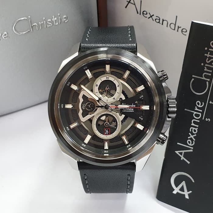 ORIGINAL Jam Tangan Pria Alexandre Christie AC 6504 / AC6504 Garansi 1 Tahun