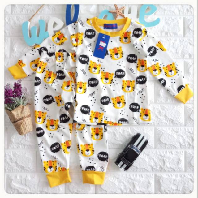 Piyama anak laki-laki setelan anak kaos anak baju tidur anak kaos anak karakter baju anak lucu keren