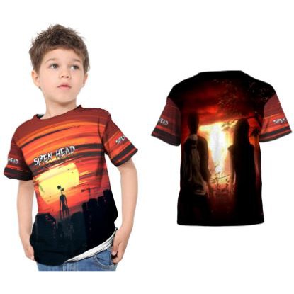 raffastore10 Kaos Baju T-shirt Anak Murah Fullprint SIREN HEAD 01