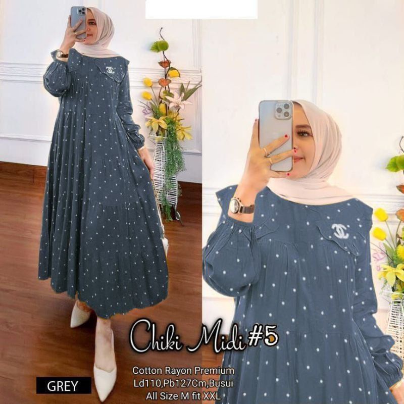 MIDI DRESS POLKA VIRAL