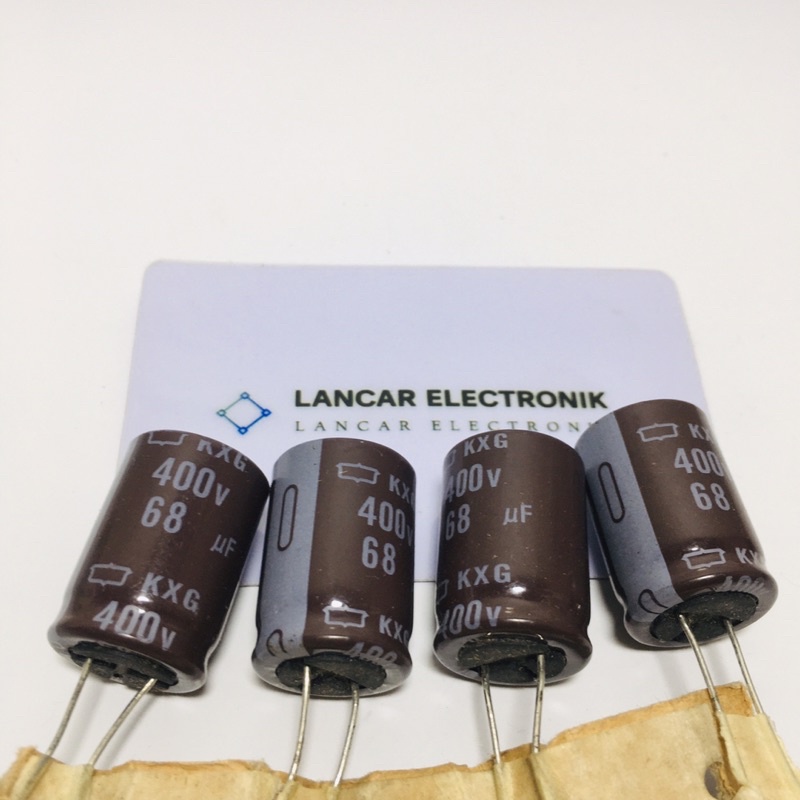 Elco 68uf 400v / Elko 68uf 400v Coklat Body Slim