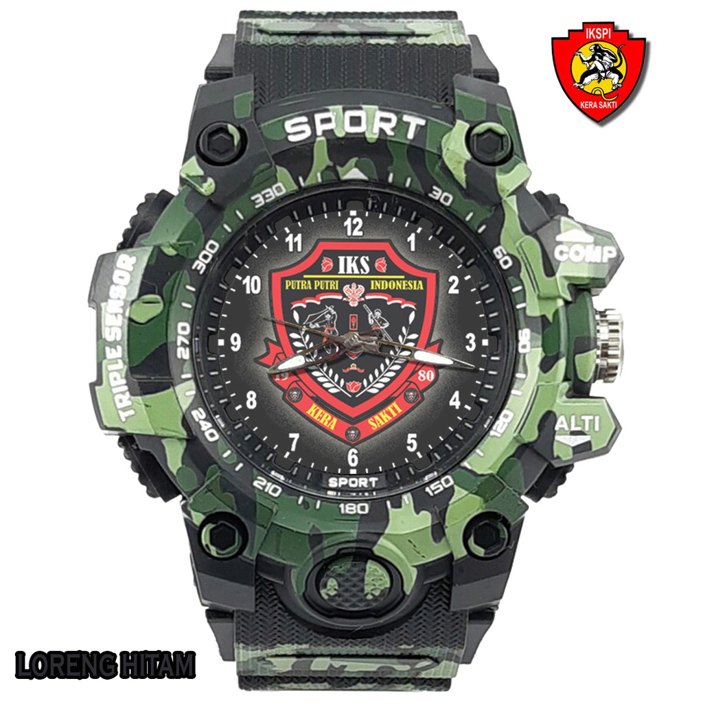 (Exclusive) PERGURUAN IKSPI / KERA SAKTI Loreng Army - Motif 17