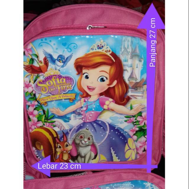 Tas Sekolah Sofia,Princess,
