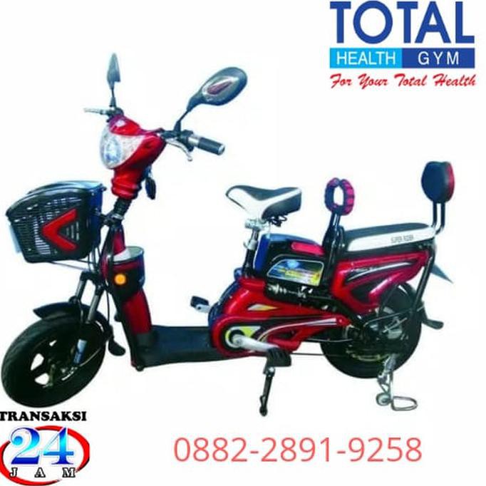 Toko-Alat-Fitness 100% Ori Sepeda Listrik Earth Gold / Sepeda Listrik Selis Terlengkap
