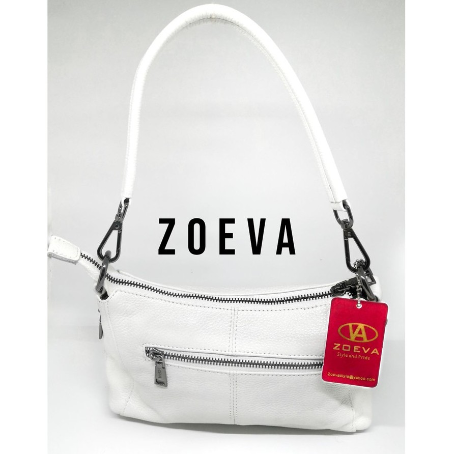ZOEVA 𝙆𝙐𝙇𝙄𝙏 𝙎𝘼𝙋𝙄 𝘼𝙎𝙇𝙄 Shoulder Bag Tas Selempang Wanita Sling Bag Tas Wanita Fashion [Fashion1]
