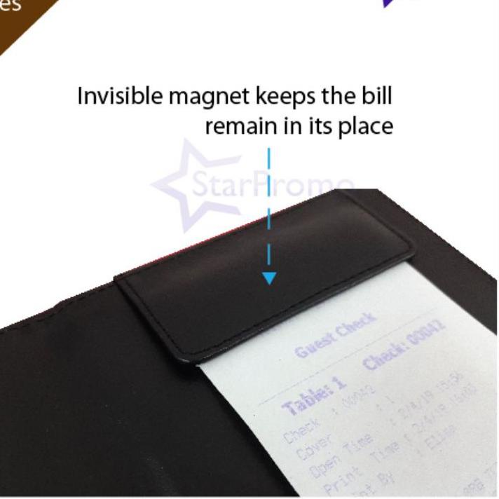 

[KODE PRODUK 7ZLT79337] Bill Holder Cover Bill Resto Cafe Hotel