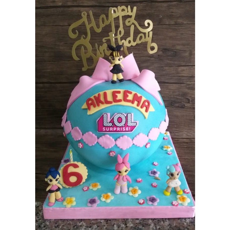 

Kue Tart Pinata Money Cake Lol Surprise Custom Design Surabaya