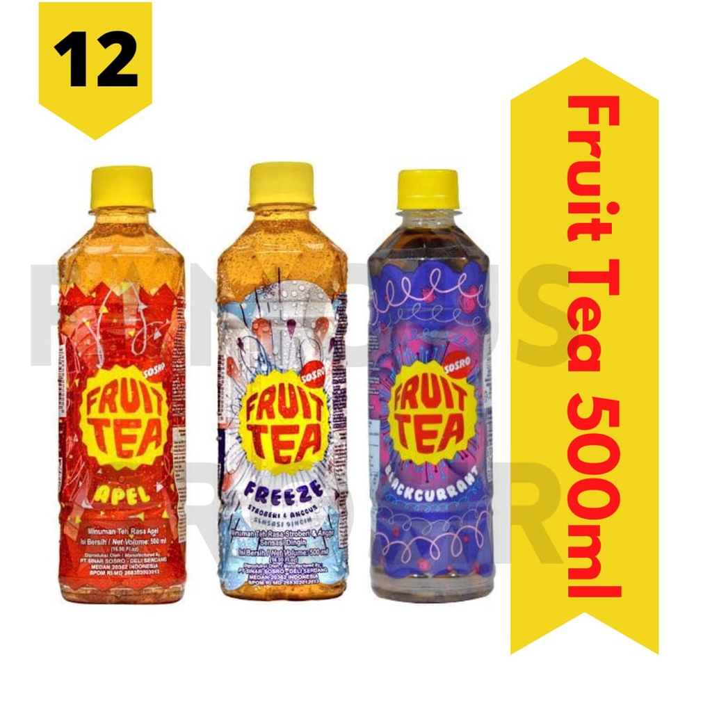 

Fruit Tea 500 ml 1 karton isi 12