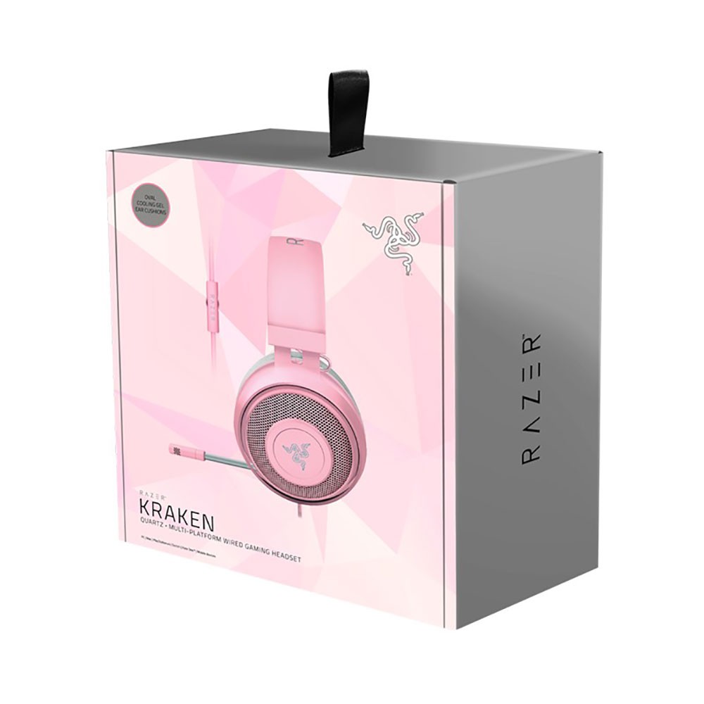 Razer Kraken Quartz Wired Gaming Headset Surround Sound