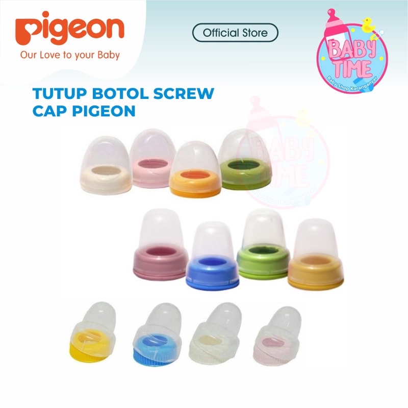 SCREW &amp; NIPPLE COVER SLIM PIGEON GERET/ TUTUP BOTOL PIGEON STANDAR WIDE NECK