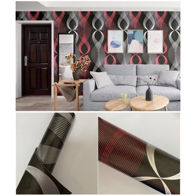 WALLPAPER STIKER DINDING MOTIF SALUR ANGKA 8 NEW PRODUCT