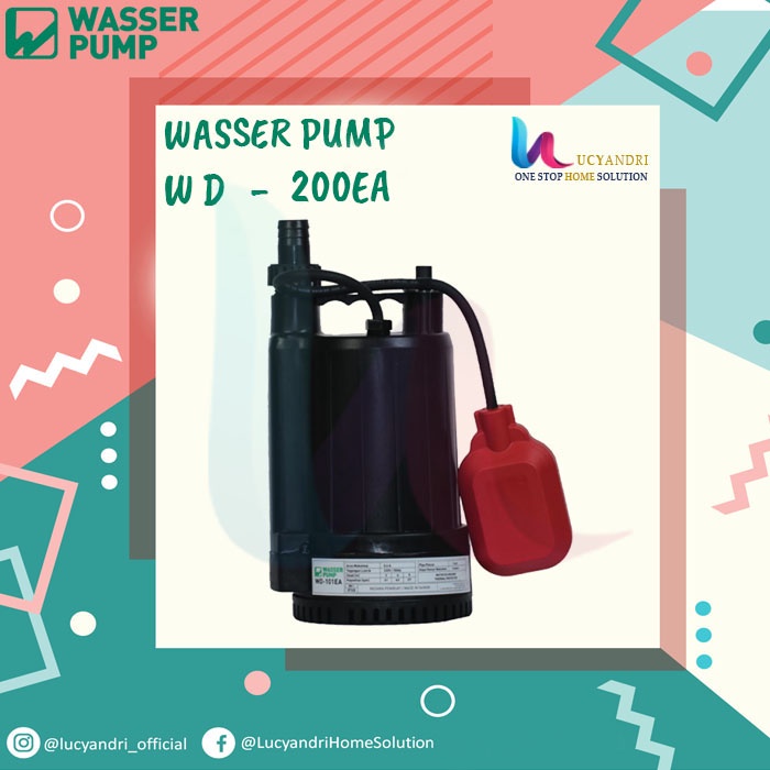 Pompa Celup Wasser Air Bersih | Submersible Pump WD 200 EA OTOMATIS