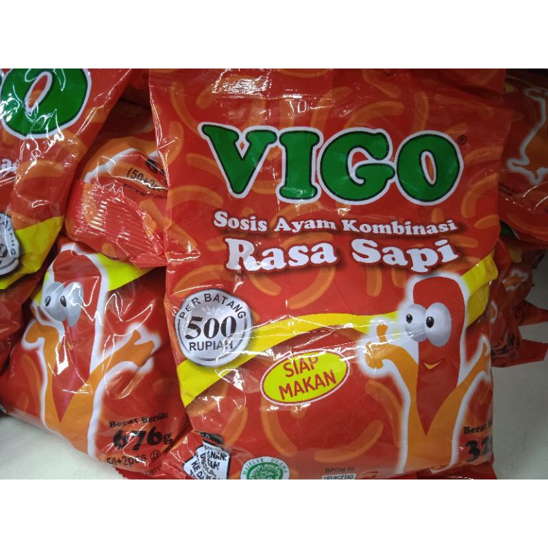 

Vigo Sosis Ayam Kombinasi Rasa Sapi Isi 25 Pcs