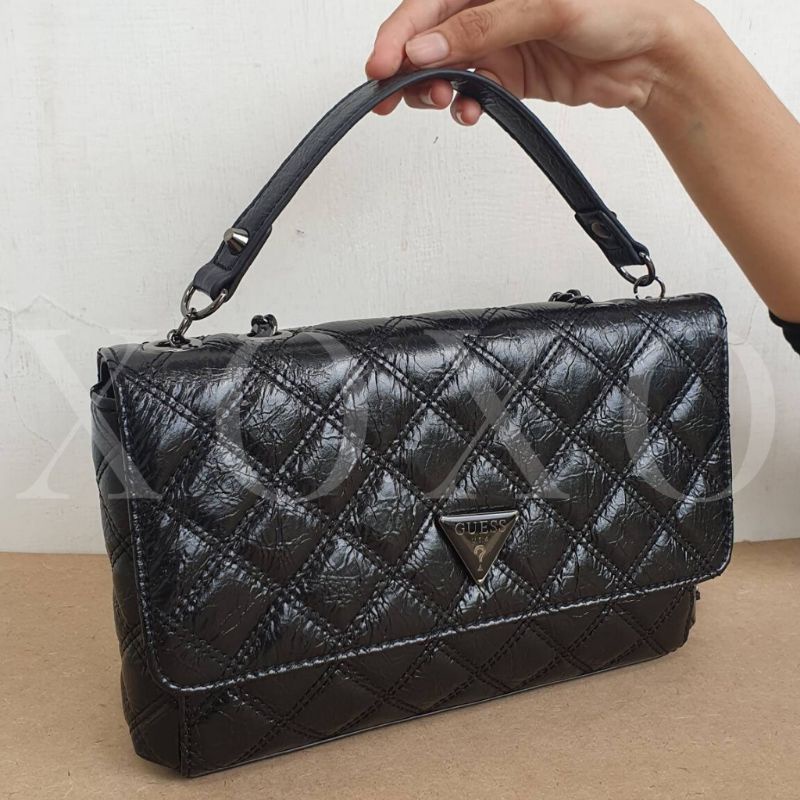 Tas Gs Cessily Tweed / shoulder bag tweed + tali panjang / tas wanita / tas wanita premium / shoulde