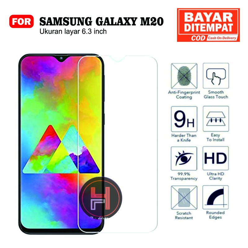 Tempered Glass Samsung Galaxy M20  - Tempered Glass Premium Quality