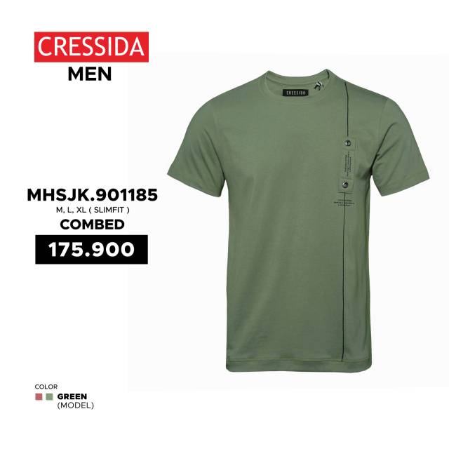 Kaos cressida hijau muda