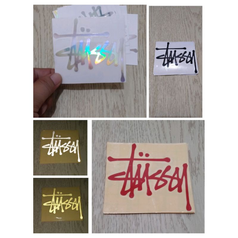 STICKER STUSSY LOGO STUSSY CUTTING