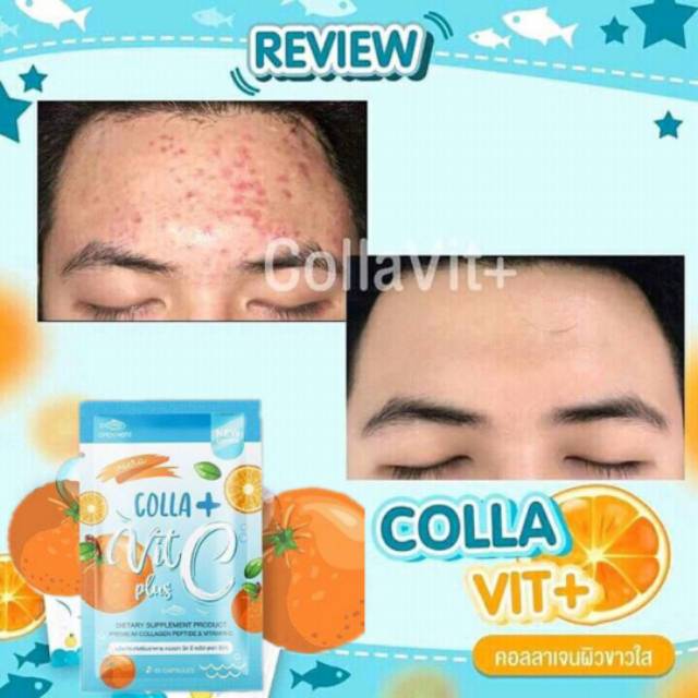 COLLA VIT C + BEAUTY &amp; WHITENING VIT C DETOX SUPPLEMENT, SUPLEMEN ALAMI KECANTIKAN &amp; PEMUTIH