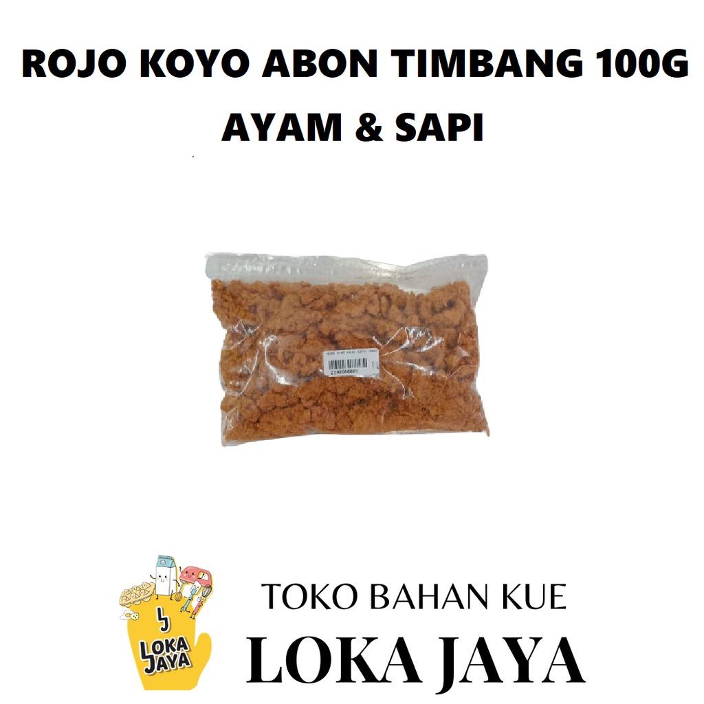 

ROJO KOYO ABON AYAM & SAPI TIMBANG 100G