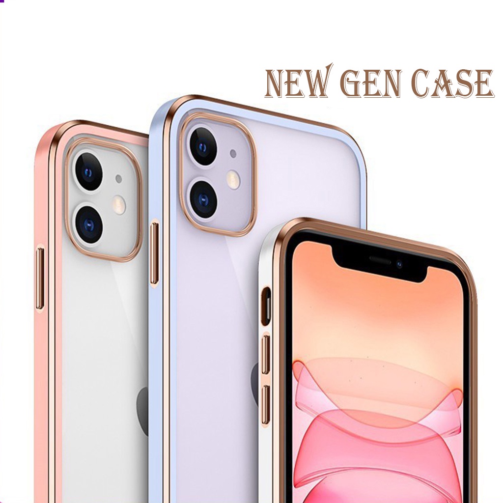 Soft Case Silikon Transparan Iphone se 2020 6 6g 6s 6plus 7 7plus 8 8plus plus case plating shell Full range cover silicone