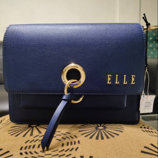 Ready Stock Tas Elle Original - New 100% ( Navy )