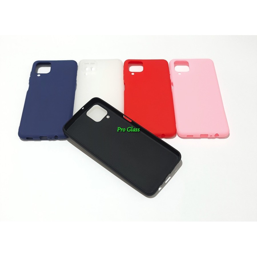 C107 Samsung A12 Colourful Ultrathin Silicone Matte Soft Case