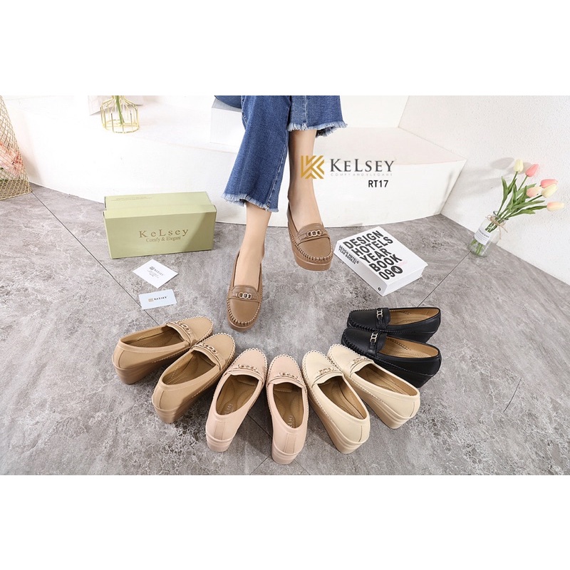 Kelsey Sepatu Wedges Wanita 6,5cm  Import RT17