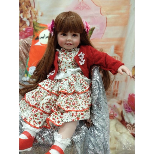 Ready Boneka Bayi Senyum Tertawa Silikon Reborn Premium