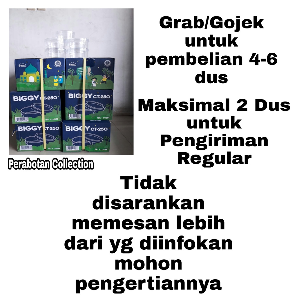 Toples Biggy CT-250 | Toples Lebaran | 500gr | Setengah kilo | Toples Kue