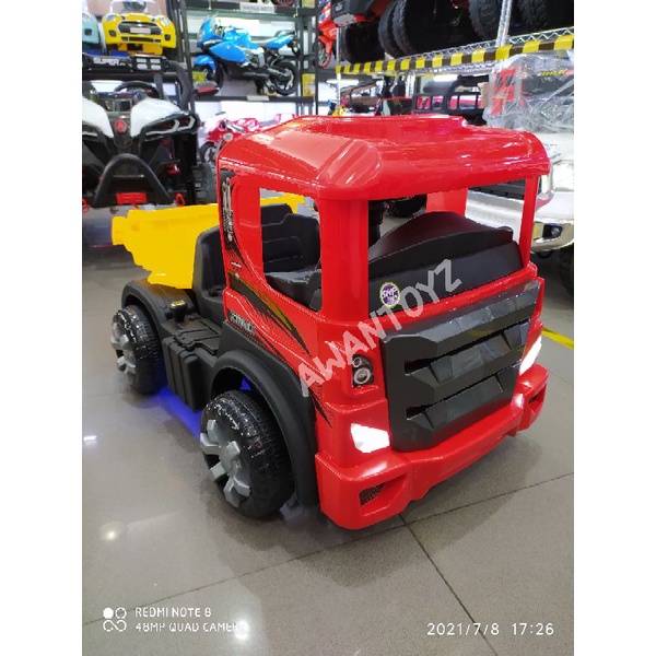Mobil Aki Anak Mega Truk Volta Red