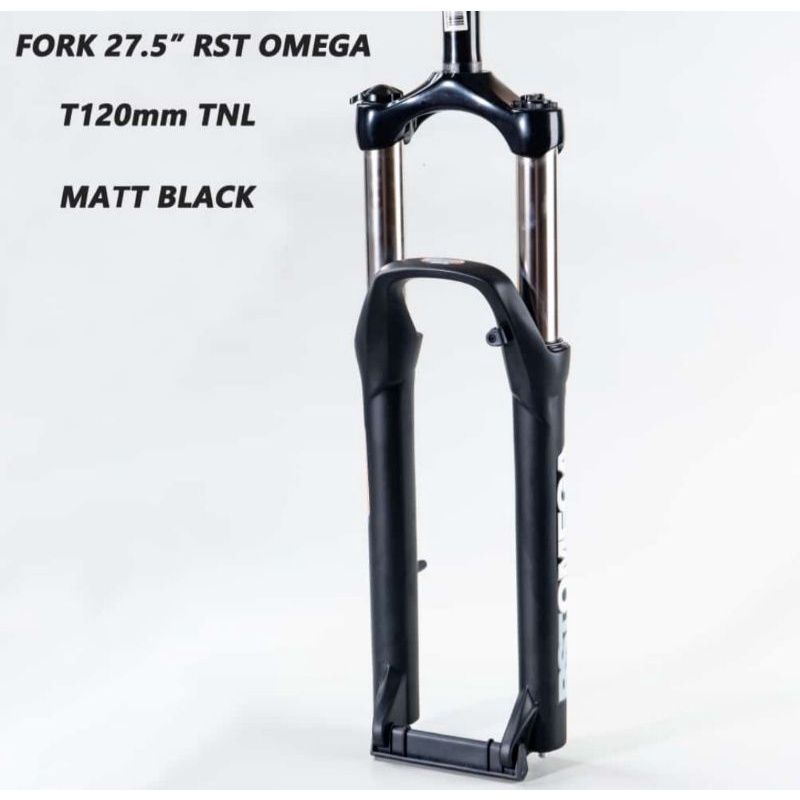 GARPU SEPEDA - FORK RST OMEGA 27.5 T120 HITAM