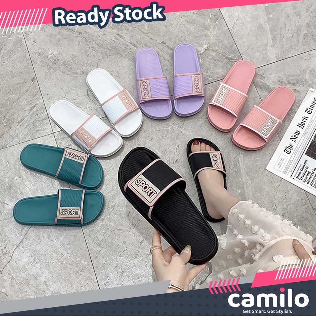 ☀CAMILO☀ Sandal Slop Fashion / Sandal Murah Import / Sandal Fashion Wanita  SF04