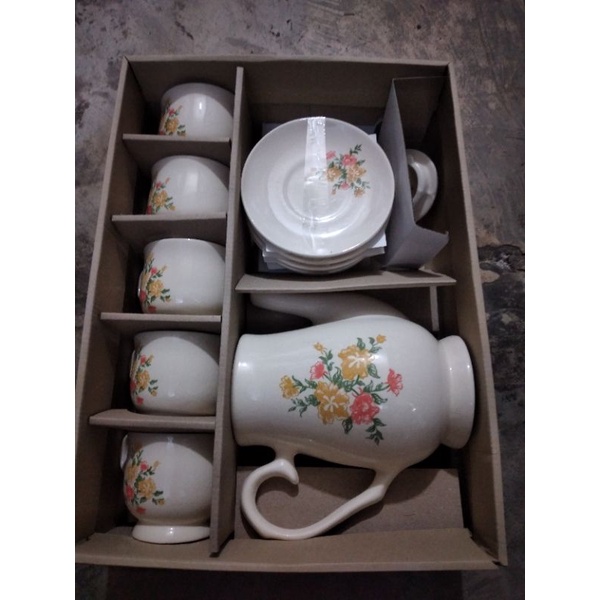 GELAS SET TEKO MUG SET KERAMIK GELAS SET KERAMIK VITALIA