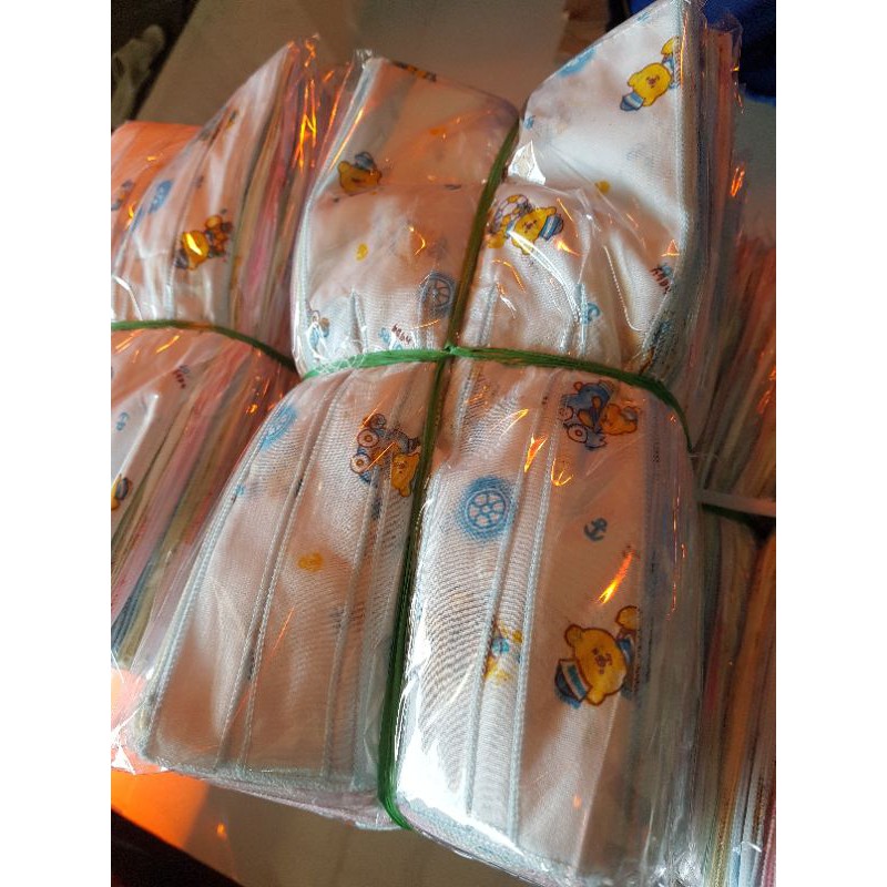 Gurita Bayi TR sablon Medium (Grosir 12pcs) Gurita Baby Putih Sablon 1 lusin / Grita TR Print M / Grito ikat bayi motif