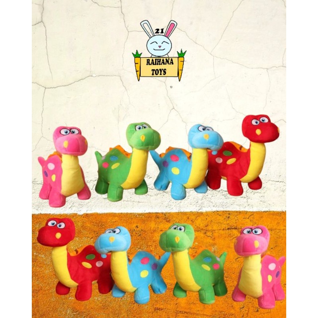 boneka dinosaurus warna warni lucu SNI murah harga promo